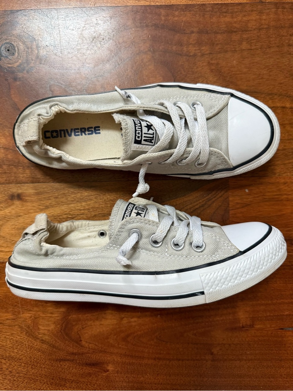 Converse Chuck Taylor All Star Shoreline Grey Slip-On Sneaker Size Women’s 6.5